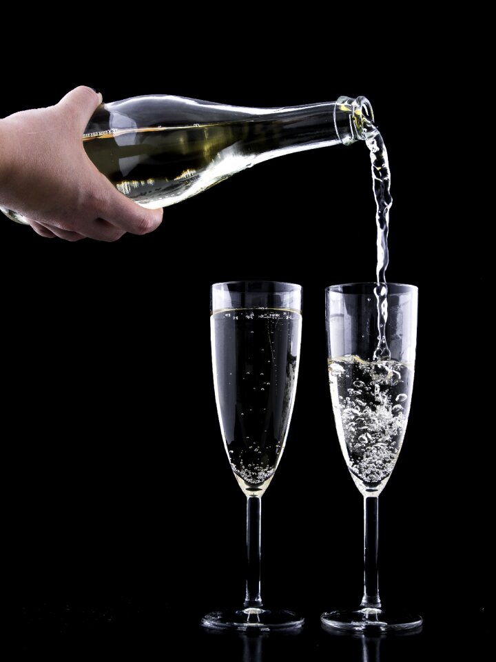 Festive glass year