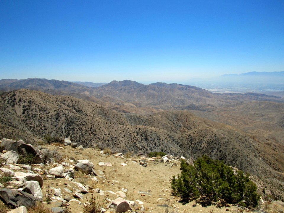 Keys View at Joshua Tree NP in California photo