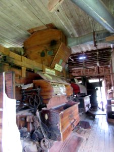 Steam powered cotton gin Frogmore Cotton Plantation Louisiana