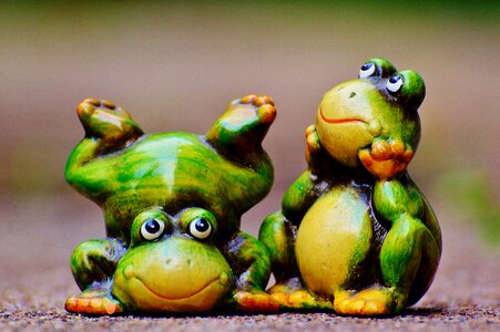 Funny green animal