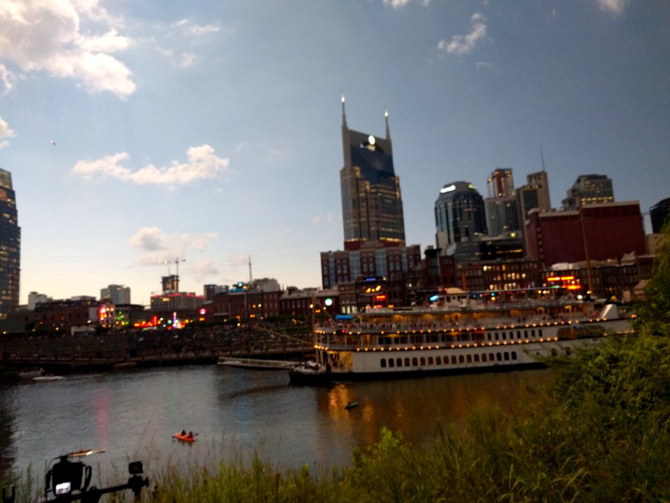 General Jackson on Cumberland RIver during Eclipse Nashville Tennessee