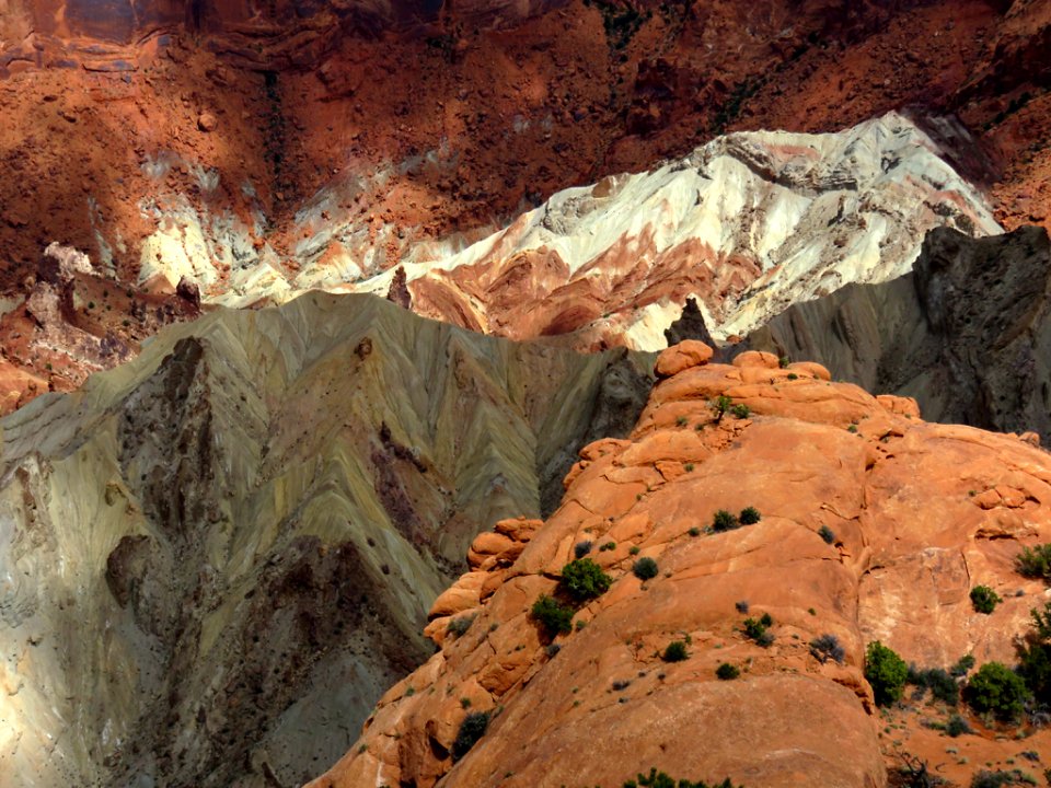 Upheaval Dome at Canyonlands NP in UT