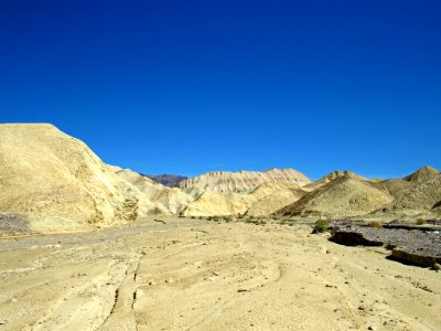 Zabriskie Point Trail at Death Valley NP in CA