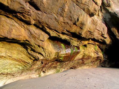 Hug Point at Pacific Coast in OR