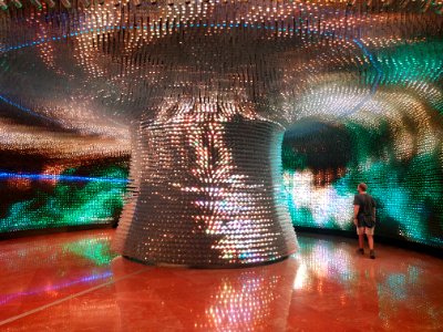 Transition room between Gold hall and Chinese exhibit Museum of Kazakhstan Astana