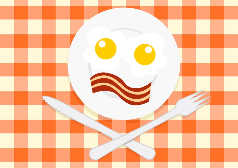 Lunch food plate