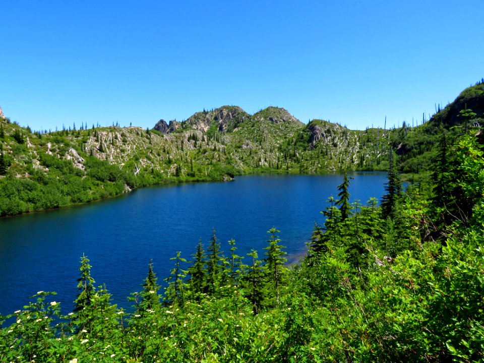 Panhandle Lake at Mt. Margaret Backcountry in WA