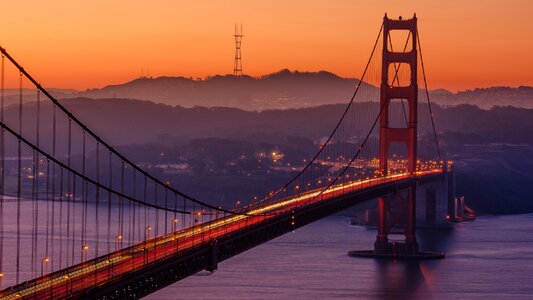 California landmark suspension photo