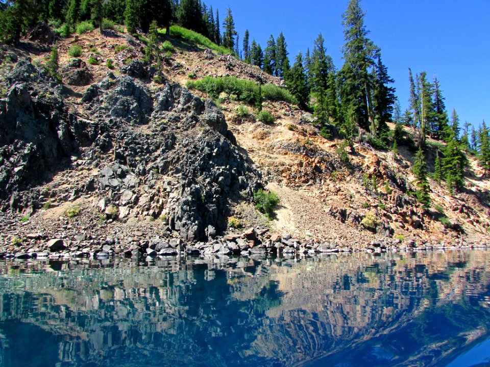 Boat Ride at Crater Lake NP in OR photo