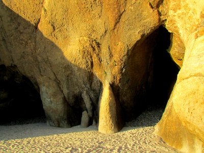 Hug Point at Pacific Coast in OR