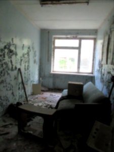 Hospital room Pripyat Chernobyl exclusion zone Ukraine