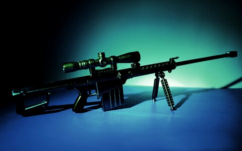 Sniper gun dangerous goods model