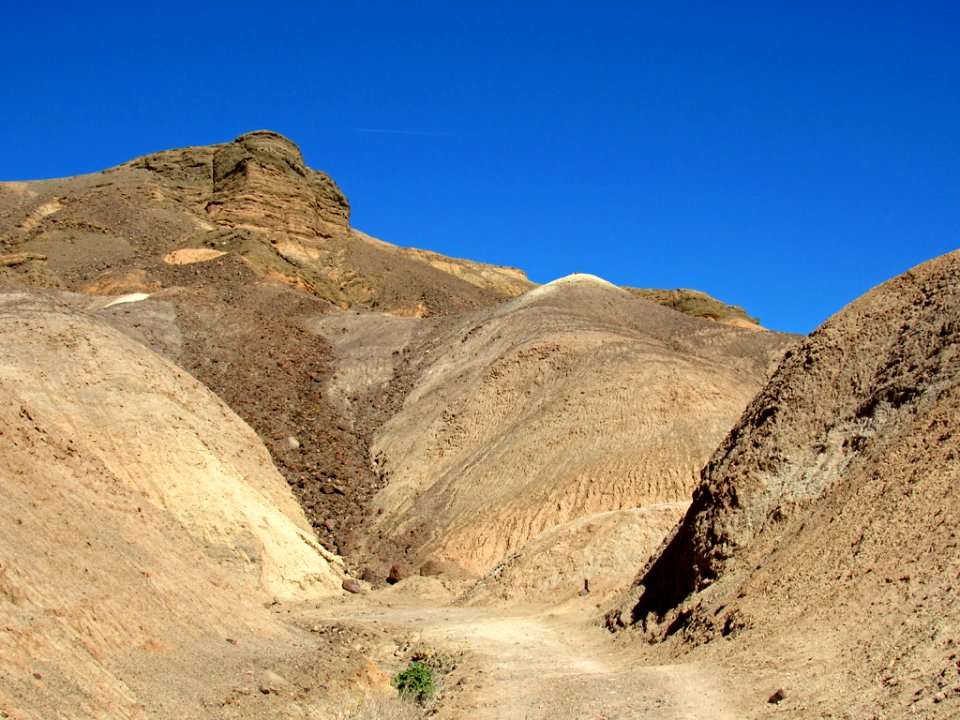 Zabriskie Point Trail at Death Valley NP in CA