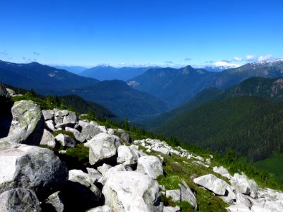 Hidden Lake Trail at North Cascades NP in WA photo