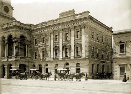 Prince Alfred Hotel, King William Street, Adelaide, c1895