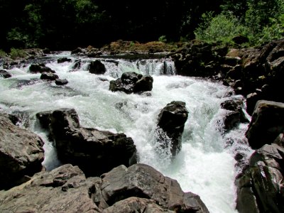 Moulton Falls Park at Lewis River in WA