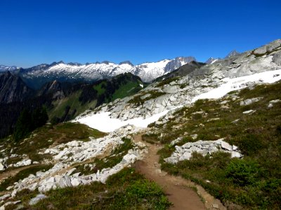 Hidden Lake Trail at North Cascades NP in WA