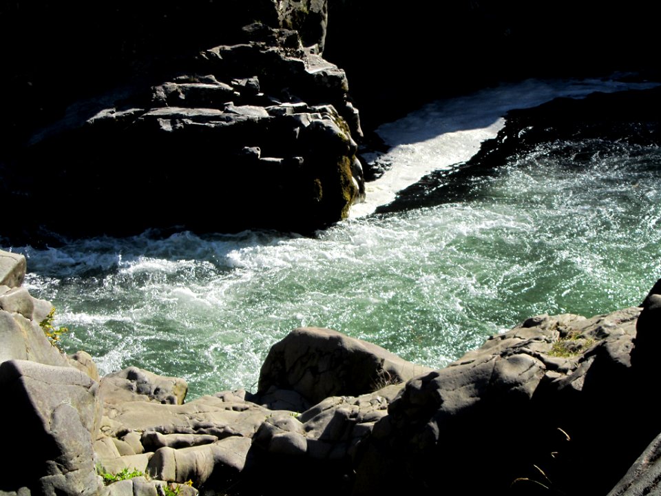 Moulton Falls Park at Lewis River in WA