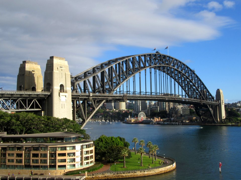 Horbour Bridge Sydney From Norwegian Jewel Sydney Australia