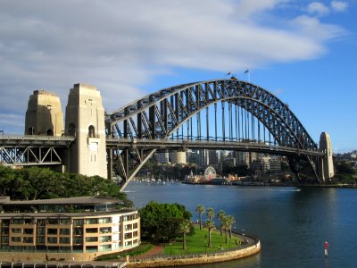 Horbour Bridge Sydney From Norwegian Jewel Sydney Australia