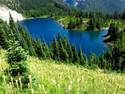 Eunice Lake at Mt. Rainier NP in WA photo