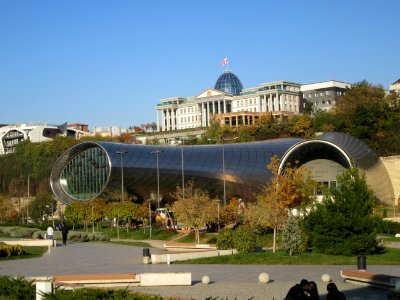 Concert Hall and presidential palace Tbilisi Georgia