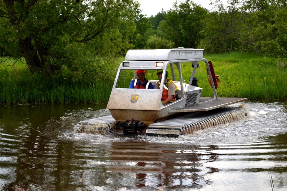 Marsh Master Turning on Water