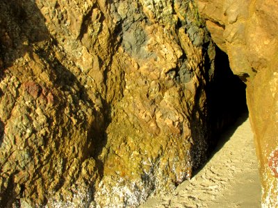 Hug Point at Pacific Coast in OR