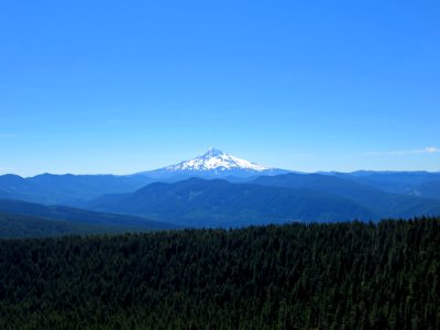 Mt. Hood from Larch Mountain in Oregon