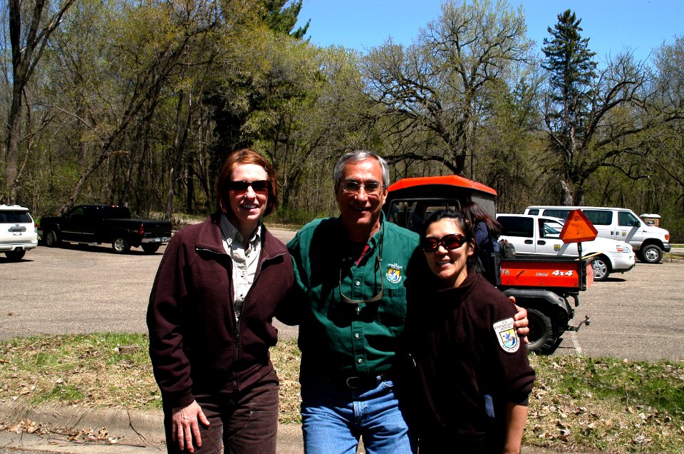 Regional Director Tom Melius with Visitor Services Manager Beth Ullenberg