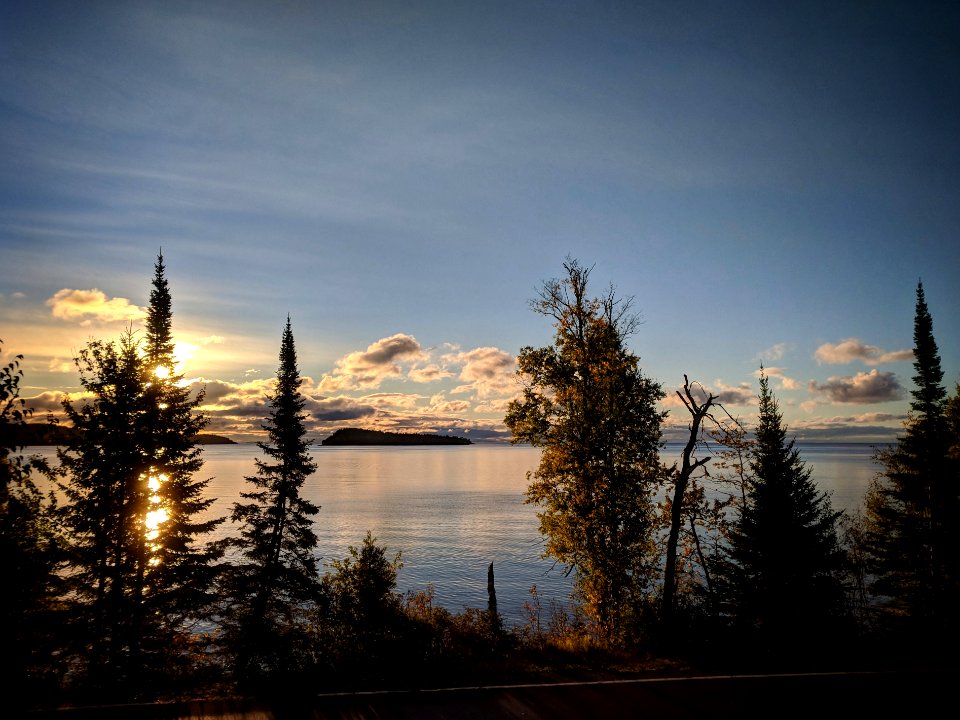 A calm morning on Lake Superior