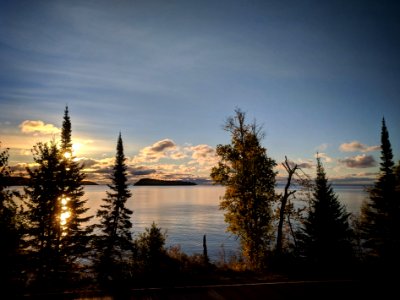 A calm morning on Lake Superior