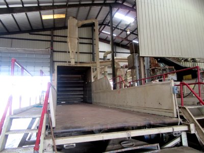 Feeder for the modern cotton gin Frogmore Cotton Plantation Louisiana