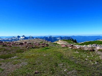 Skyline Trail at Mt. Rainier NP in WA photo