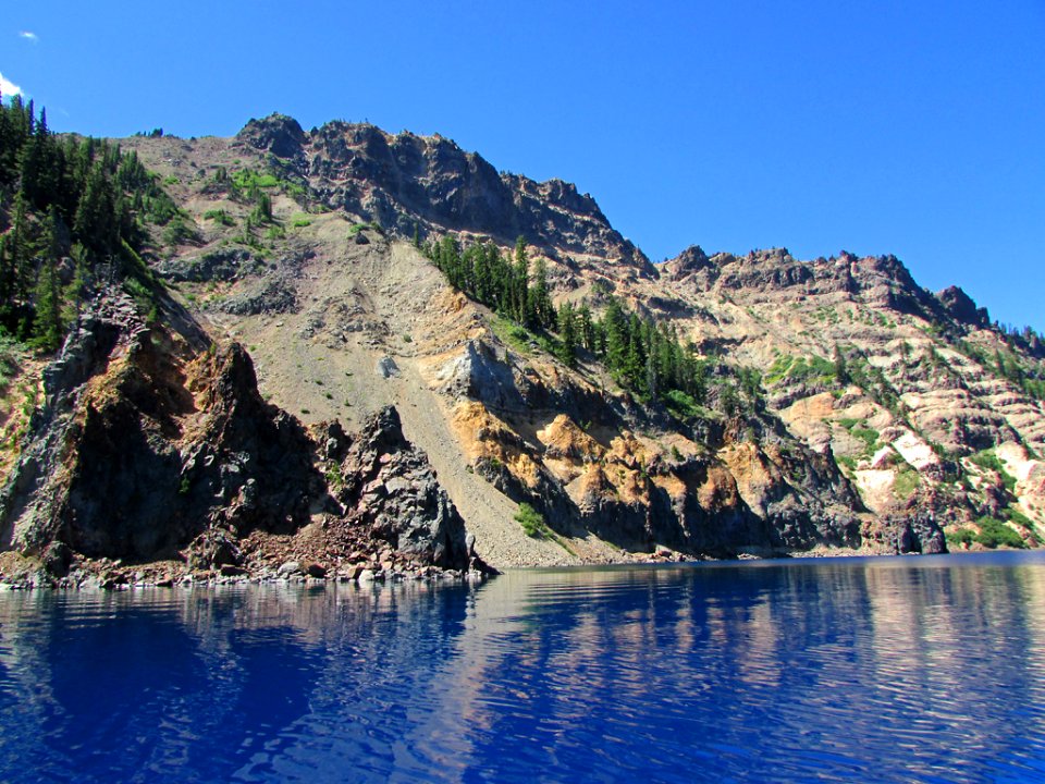 Boat Ride at Crater Lake NP in OR photo