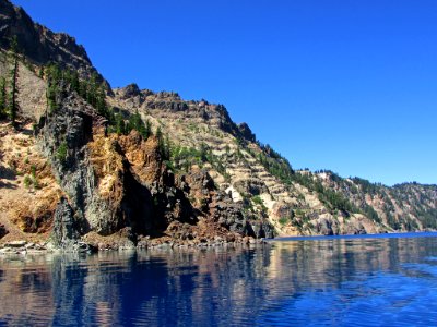 Boat Ride at Crater Lake NP in OR photo