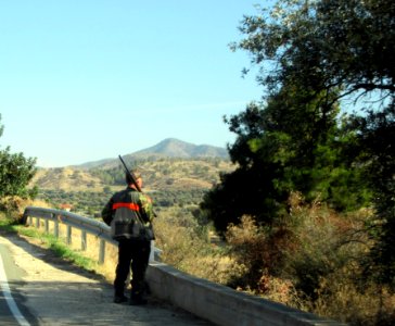 Hunting Birds in Trodos Cyprus