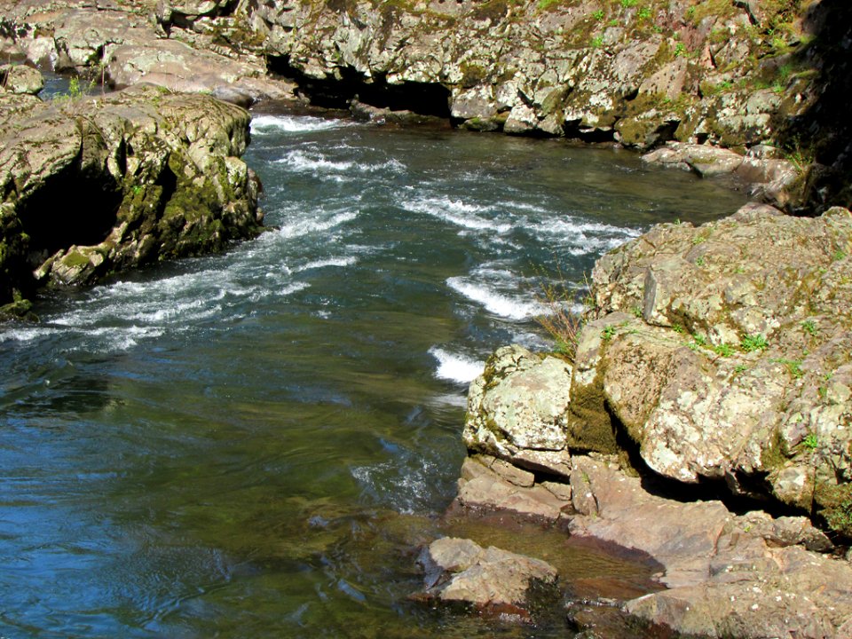 Lucia Falls Park at Lewis River in WA