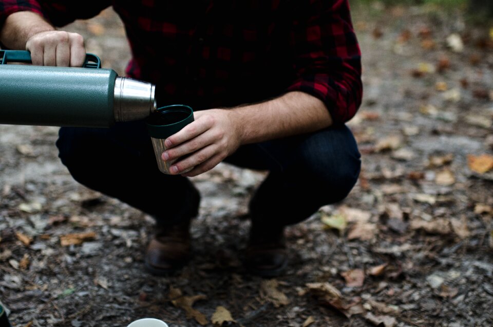 Thermos jug warm drink