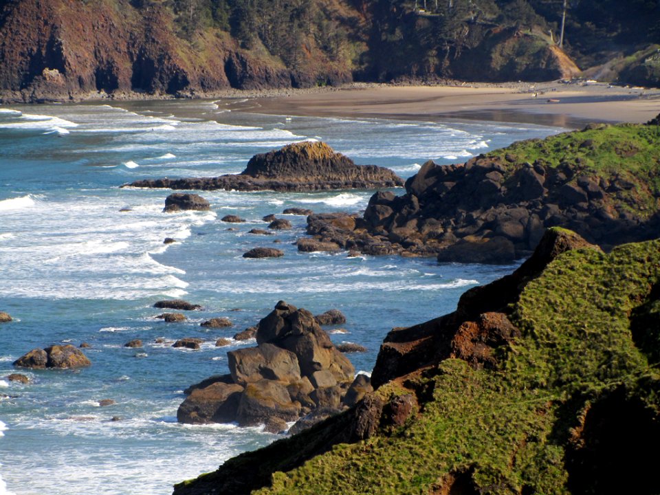 Cannon Beach at Pacific Coast In OR