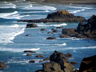 Cannon Beach at Pacific Coast In OR photo