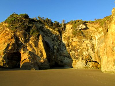 Hug Point at Pacific Coast in OR