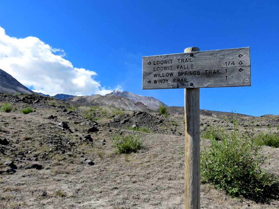 Truman / Loowit Trail at Mt. St. Helens NM in WA