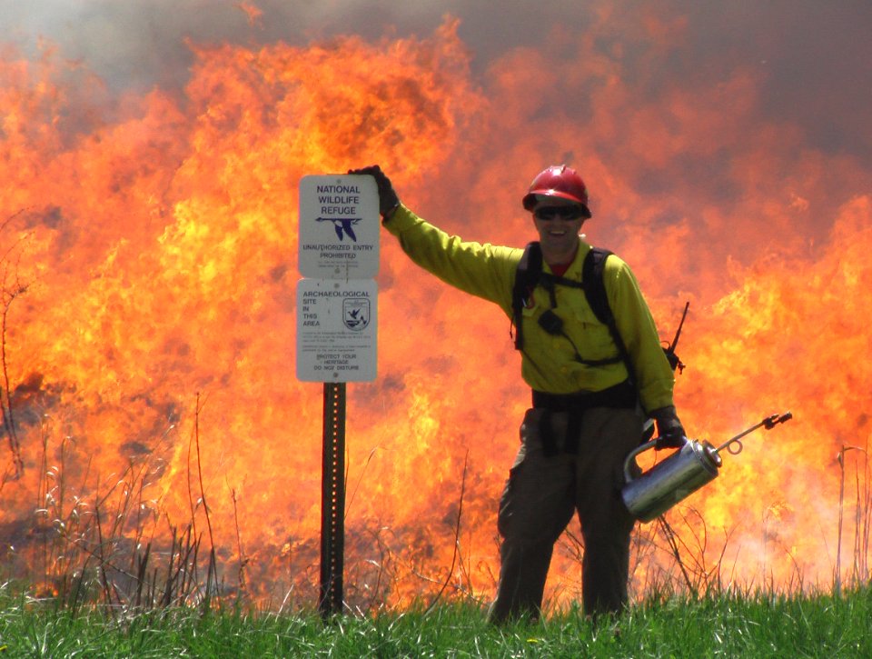 Refuge Burning by Don Wiley