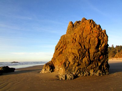 Hug Point at Pacific Coast in OR