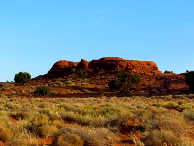 Sunset on Navajo Land at Arizona / Utah Border photo