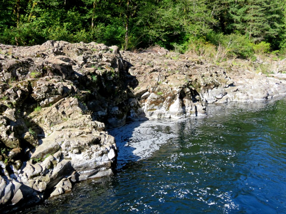 Moulton Falls Park at Lewis River in WA