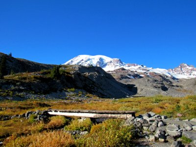 Autumn at Skyline Trail at Mt. Rainier NP in WA