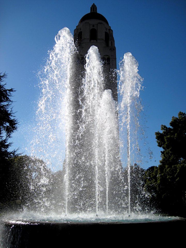 Stanford University Tower and Fountain