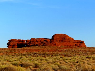 Sunset on Navajo Land at Arizona / Utah Border photo